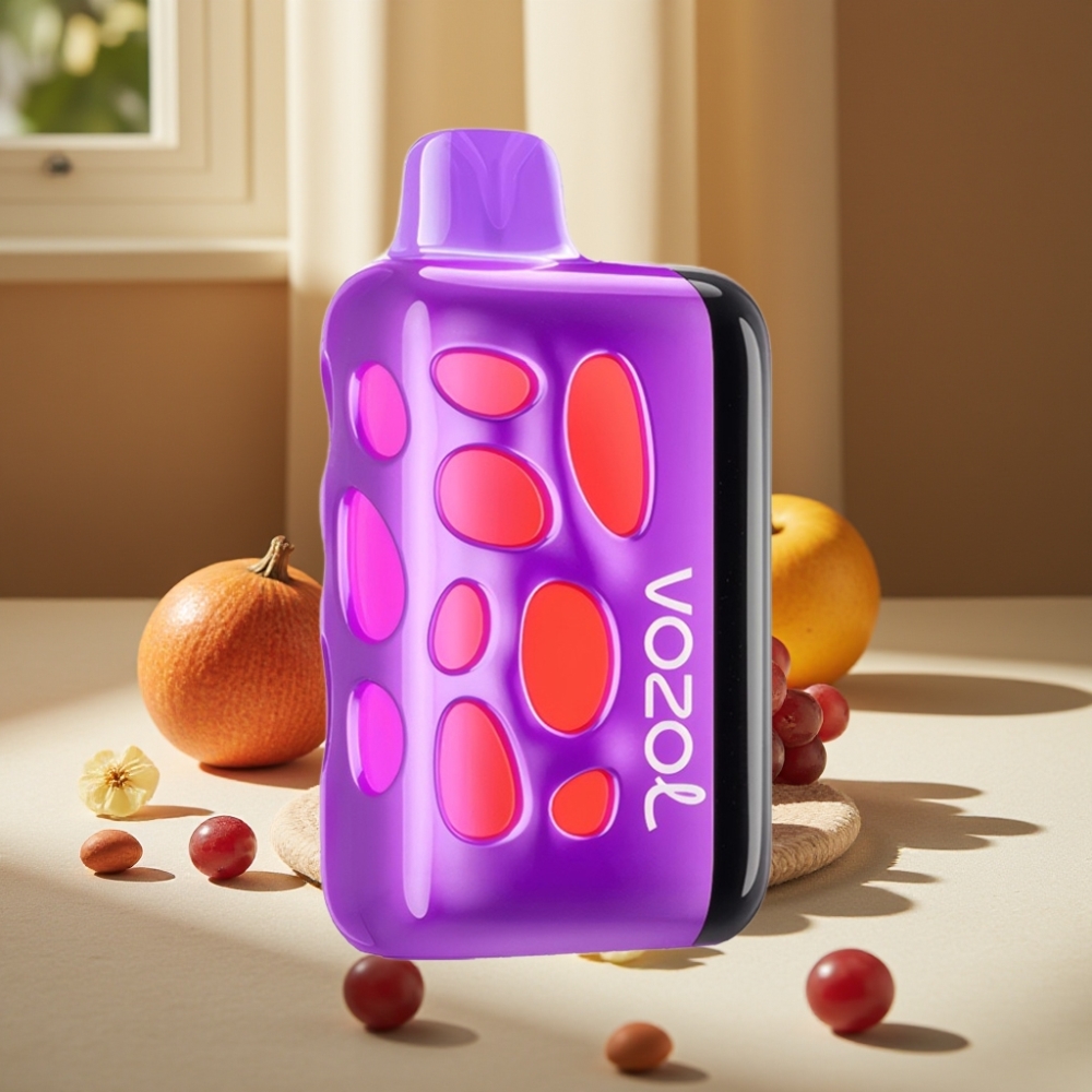 VOZOL RAVE 40000 Disposable Vape Gheață de Struguri, 1000mAh, 20/50mg/ml