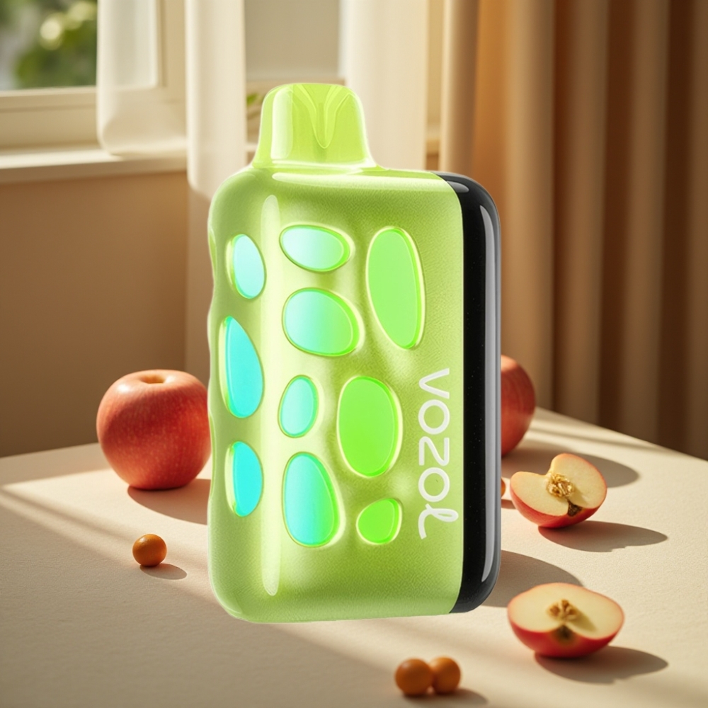 VOZOL RAVE 40000 Disposable Vape Măr Dulce Dublu, 1000mAh, Încărcare 80% în 20 Minute