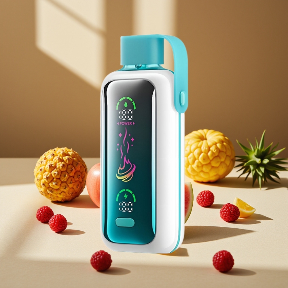 VOZOL Star 20000 Puffs Disposable Vape Zmeură Măr Pepene Ananas 650mAh 2.2" HD ecran oglindă