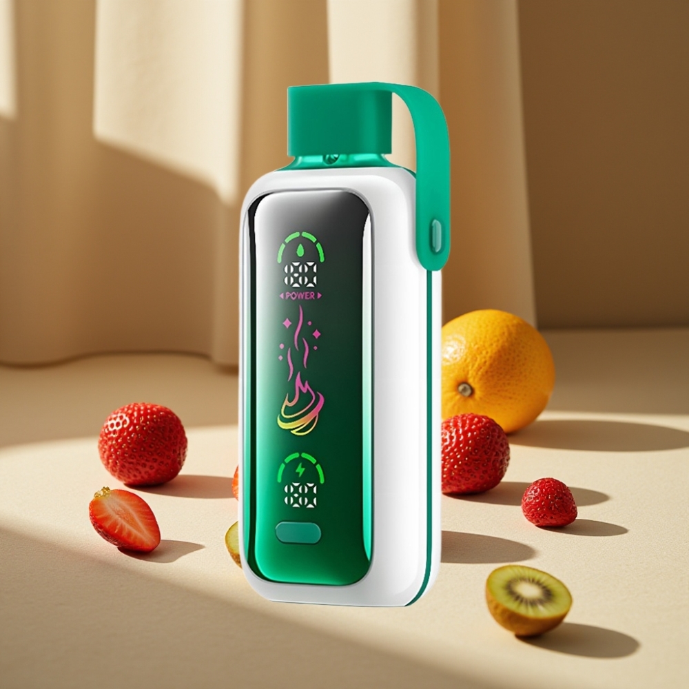 VOZOL Star 20000 Pufuri Capsa Zmeura Kiwi 650mAh 2.2" HD ecran oglinda