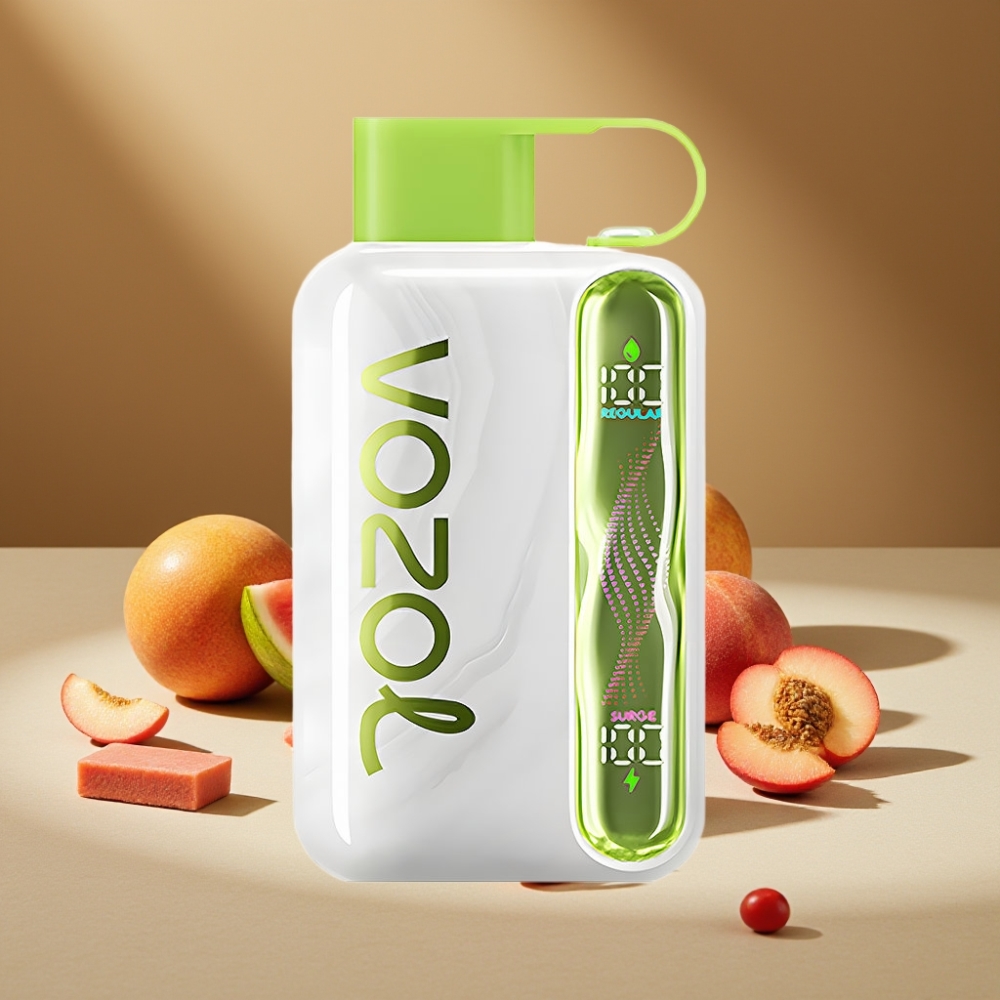 VOZOL STAR 40000 Pufuri Dispozabil Vape Pepene Verde piersică acră 1000mAh Tip-C