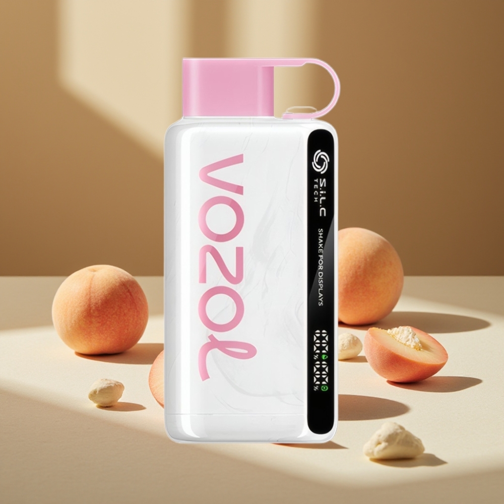 VOZOL STAR 9000/12000 Disposable Vape piersică înghețată, 650mAh, încărcare 30% mai rapidă
