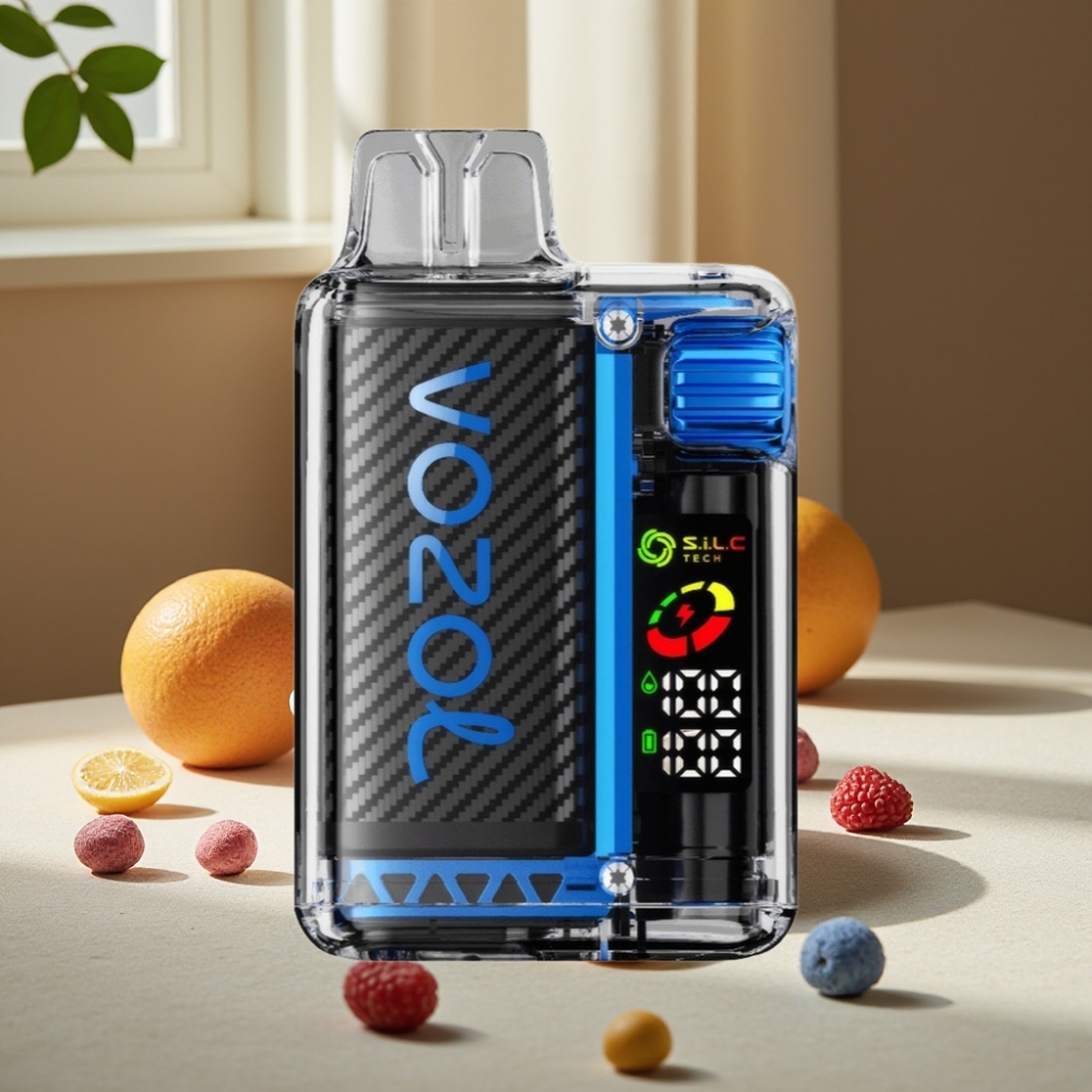 VOZOL Vista 20000 Puffs Baterie Reîncărcabilă 650mAh, Rezistență Nicotină 2% - Blue Razz Ice