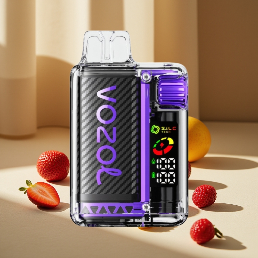 VOZOL Vista 20000 Puffs Capsă Dispozabilă Capsă Reîncărcabilă cu Aromă de Căpșuni Mango, 650mAh, 2% Nicotină