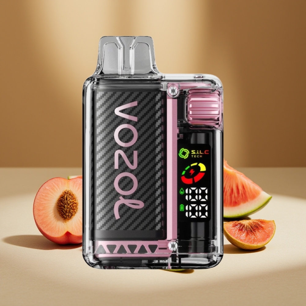 VOZOL Vista 20000 Puffs Pereche Mango Pepene Verde Baterie Reîncărcabilă 650mAh Afișaj OLED Screen