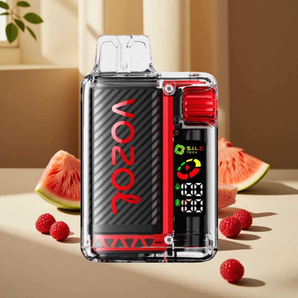 VOZOL Vista 20000 Pufuri Baterie Reîncărcabilă 650mAh Afișaj OLED Zmeură Pepene Verde