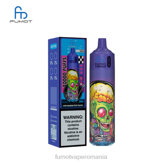 Fumot Vape Sale - Fumot Tornado 30K muzica kiwi guava fructul pasiunii FR6B14